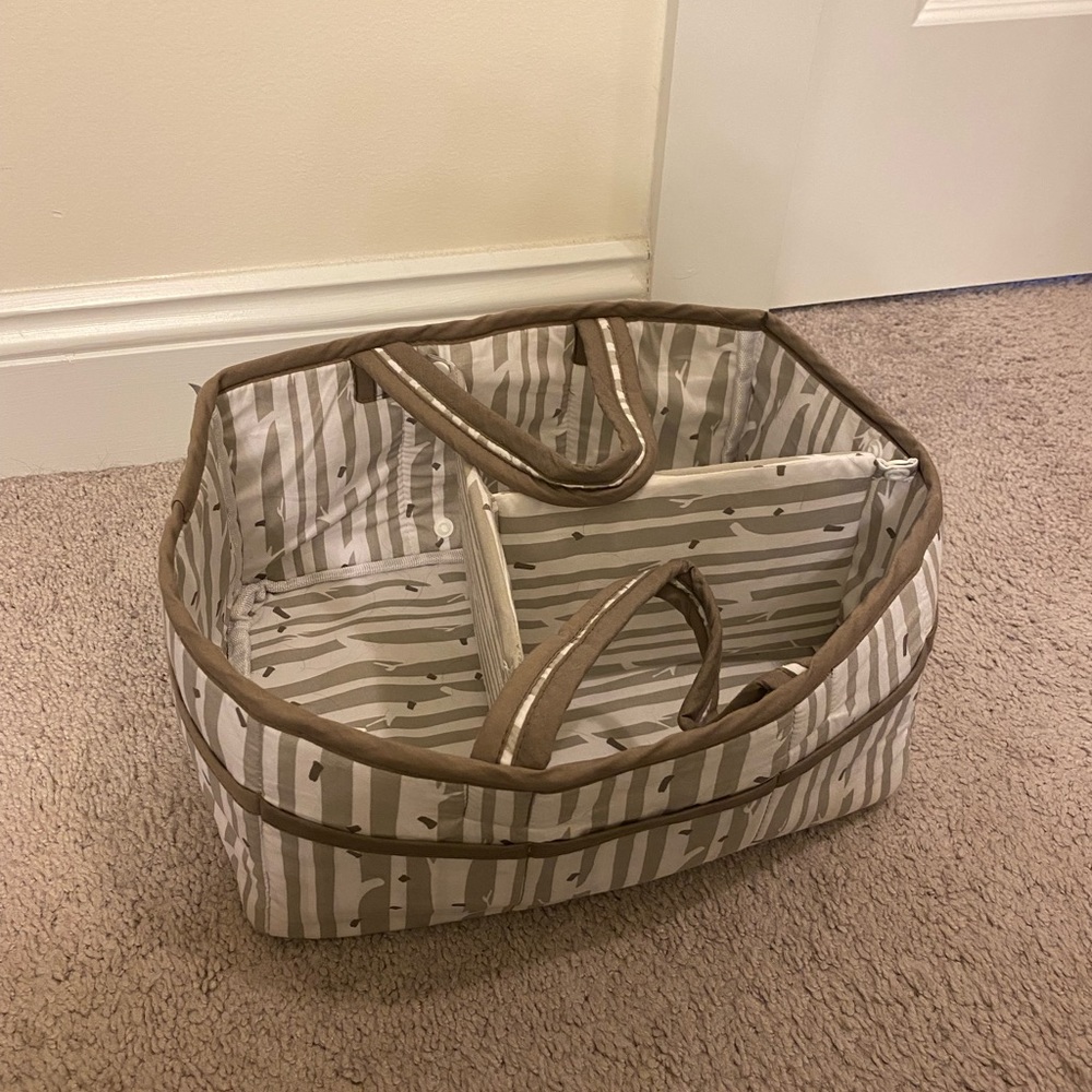 Baby diaper caddy